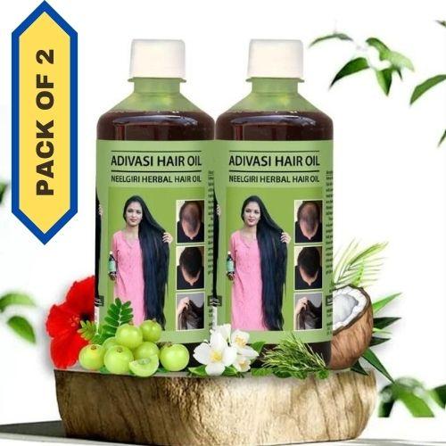 Adivasi Herbal Hair Oil (Buy 1 Get 1 Free)